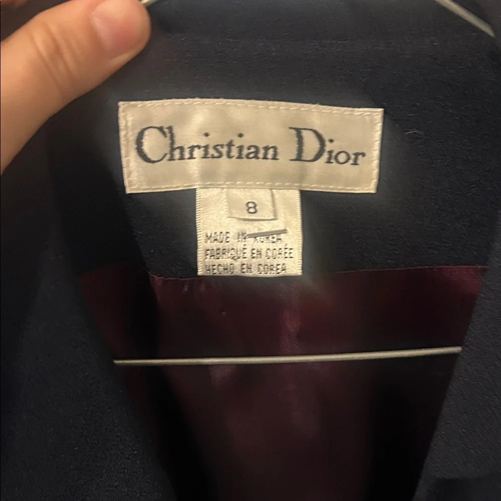 Early 1990s Christian Dior blazer with sleek wrap